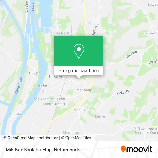 Mik Kdv Kwik En Flup kaart