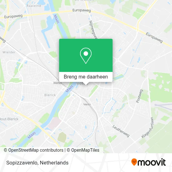 Sopizzavenlo kaart