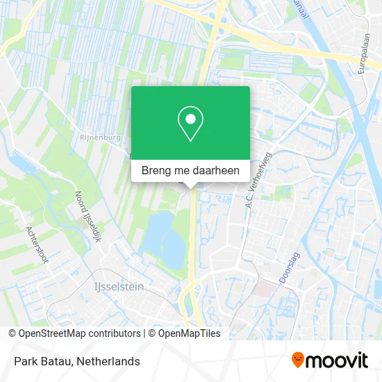 Park Batau kaart