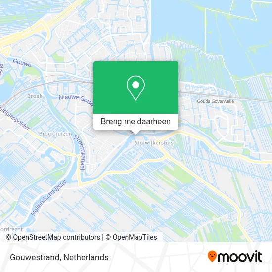 Gouwestrand kaart