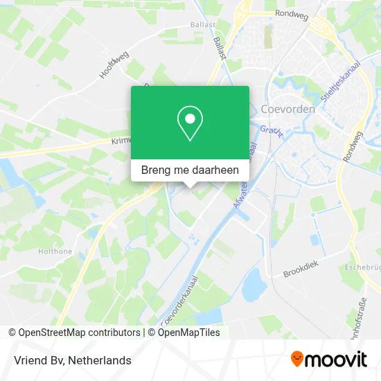 Vriend Bv kaart