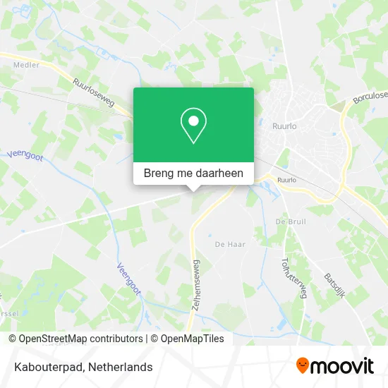 Kabouterpad kaart