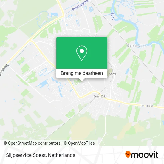 Slijpservice Soest kaart