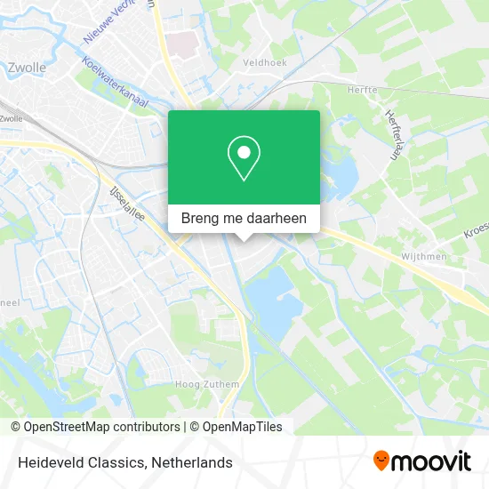 Heideveld Classics kaart
