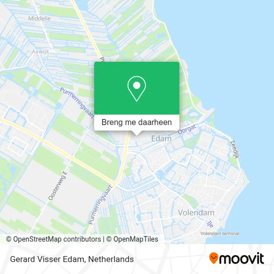 Gerard Visser Edam kaart