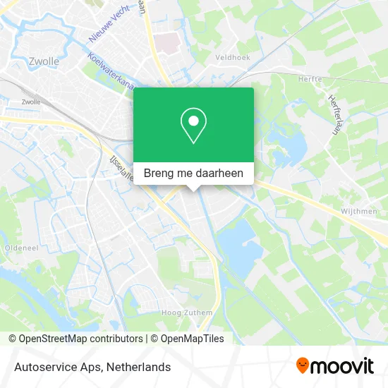 Autoservice Aps kaart
