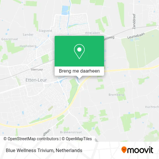 Blue Wellness Trivium kaart