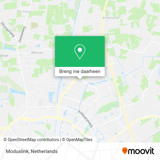 Moduslink kaart