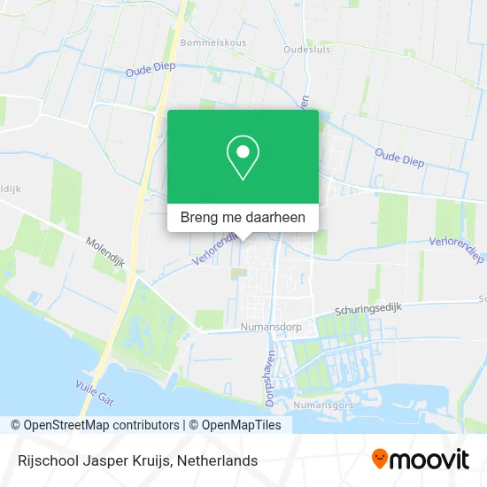 Rijschool Jasper Kruijs kaart