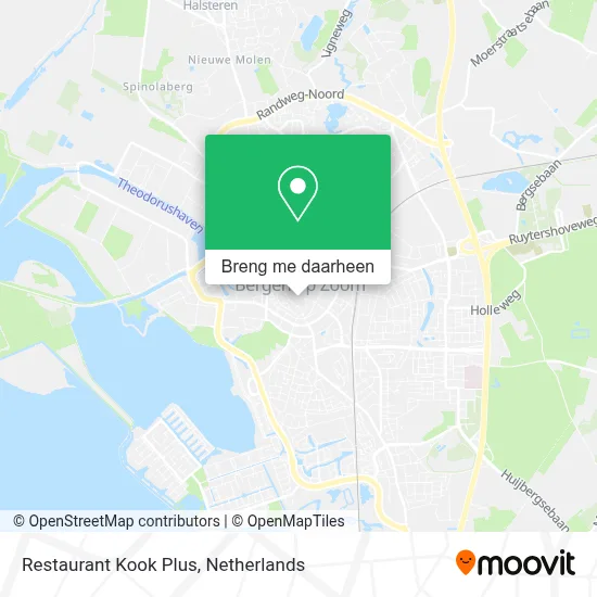 Restaurant Kook Plus kaart
