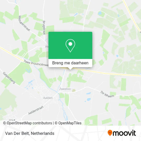 Van Der Belt kaart