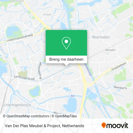 Van Der Plas Meubel & Project kaart