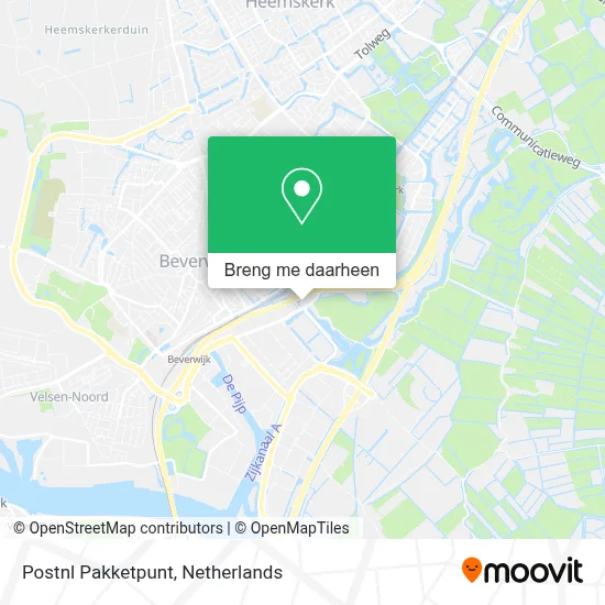 Postnl Pakketpunt kaart
