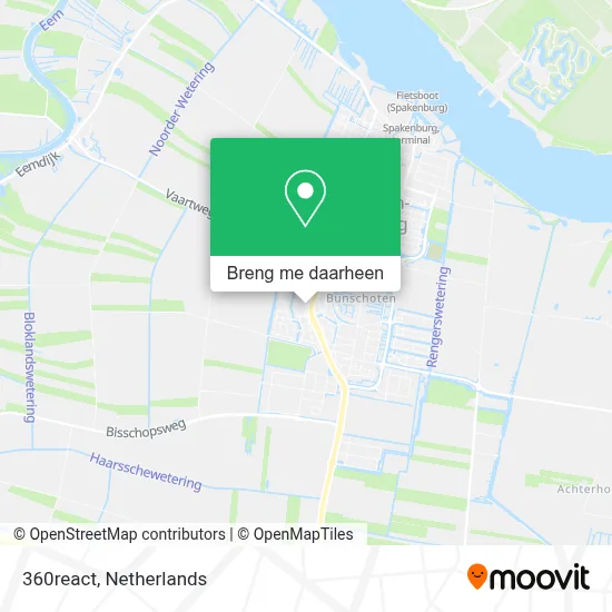 360react kaart