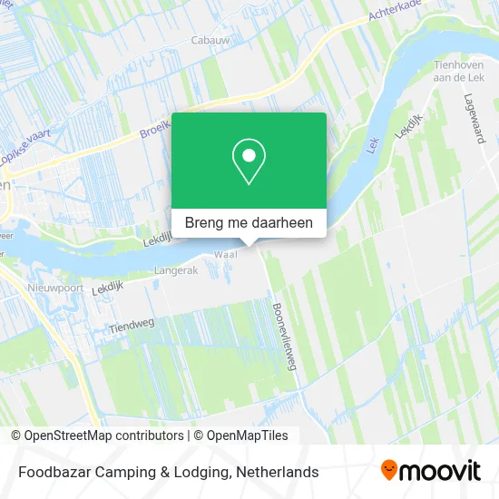 Foodbazar Camping & Lodging kaart