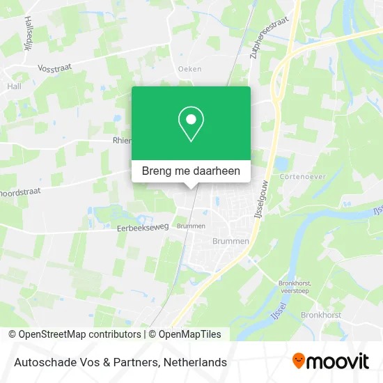 Autoschade Vos & Partners kaart