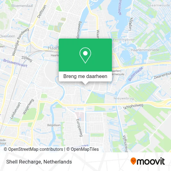 Shell Recharge kaart