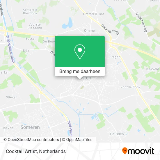 Cocktail Artist kaart
