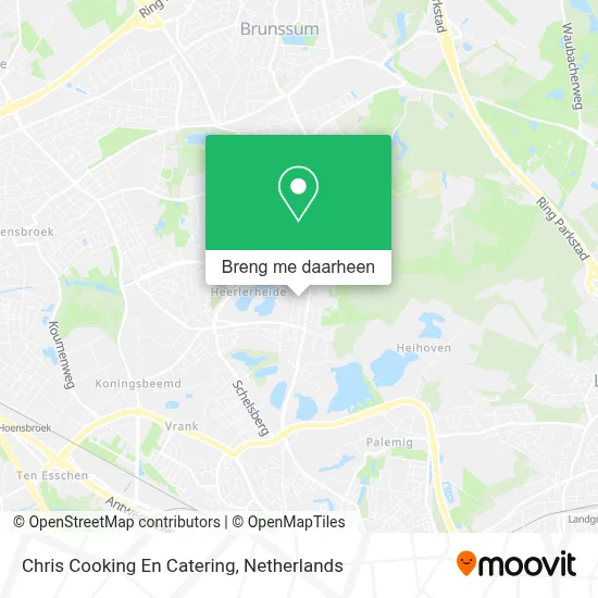 Chris Cooking En Catering kaart