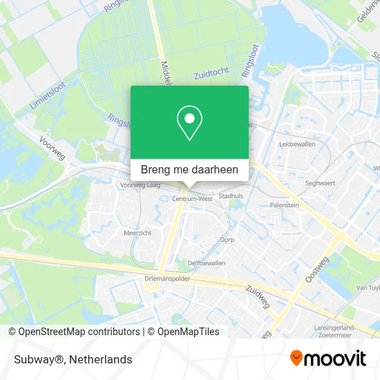 Subway® kaart