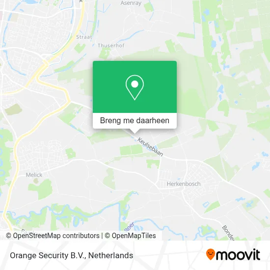 Orange Security B.V. kaart
