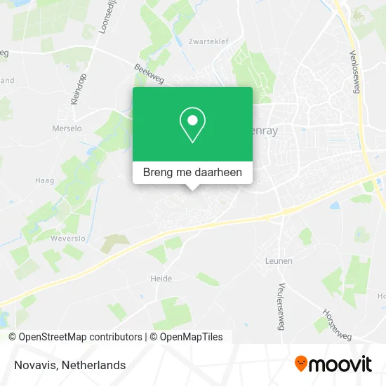 Novavis kaart