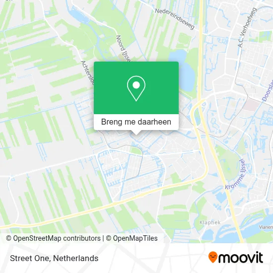 Street One kaart
