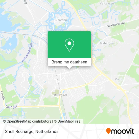 Shell Recharge kaart