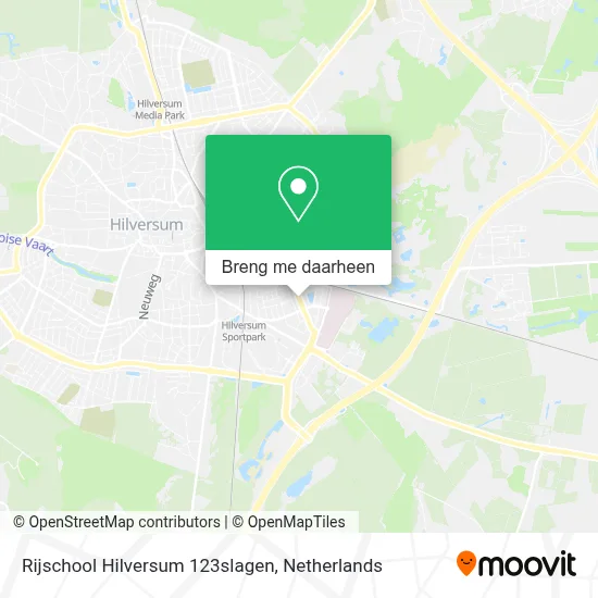 Rijschool Hilversum 123slagen kaart