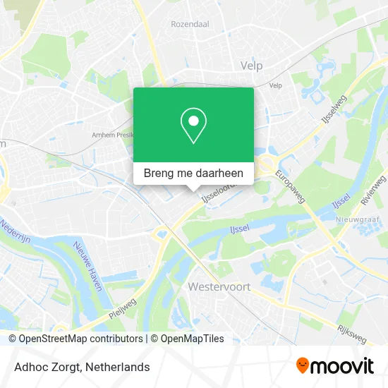 Adhoc Zorgt kaart