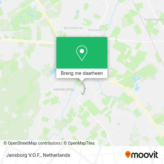 Jansborg V.O.F. kaart