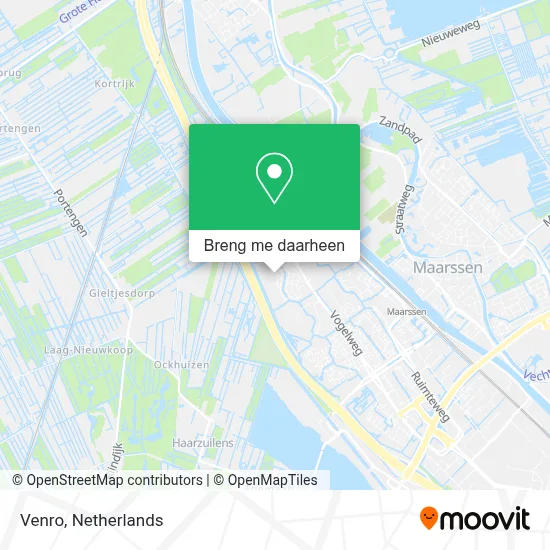 Venro kaart