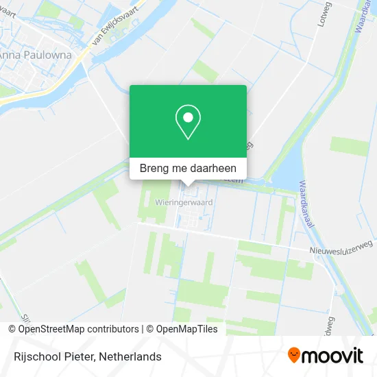 Rijschool Pieter kaart