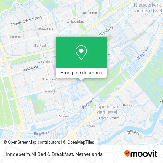 Inndeberm.Nl Bed & Breakfast kaart