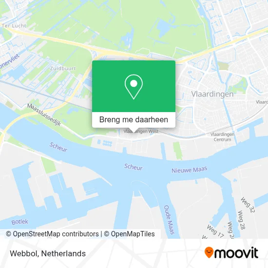 Webbol kaart