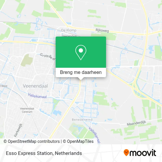 Esso Express Station kaart