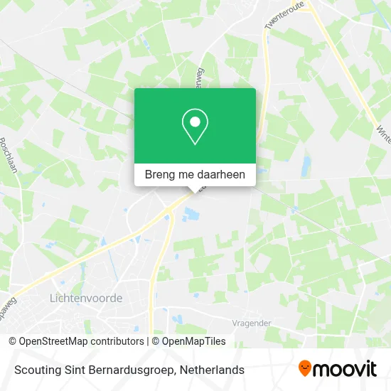 Scouting Sint Bernardusgroep kaart
