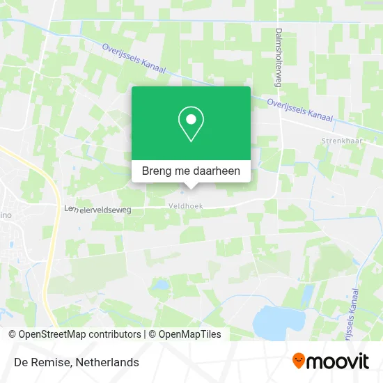 De Remise kaart