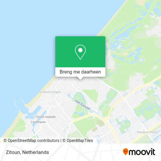 Zitoun kaart