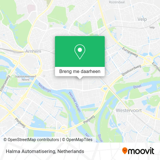 Halma Automatisering kaart