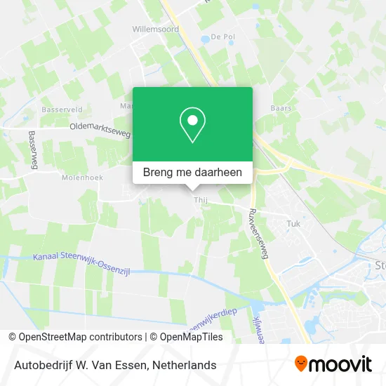 Autobedrijf W. Van Essen kaart