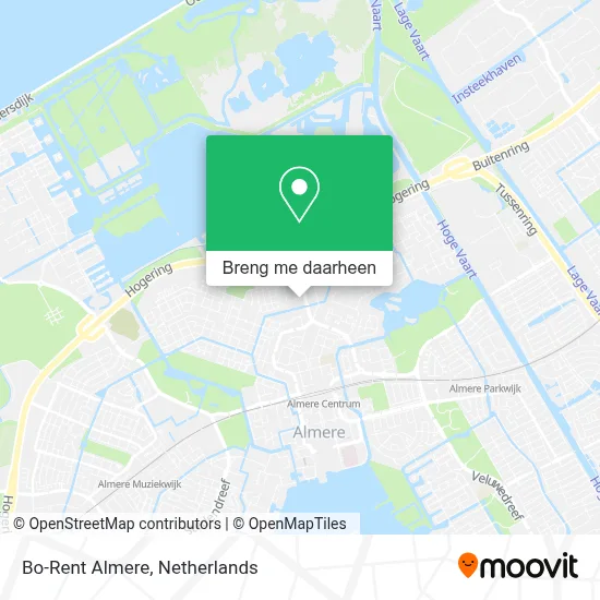 Bo-Rent Almere kaart
