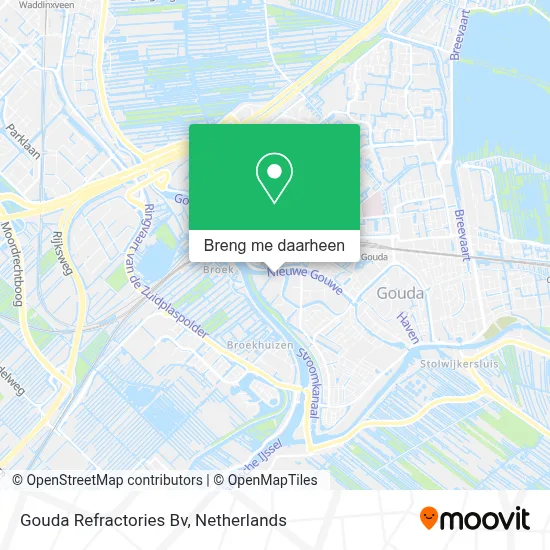 Gouda Refractories Bv kaart