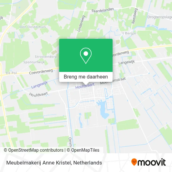 Meubelmakerij Anne Kristel kaart