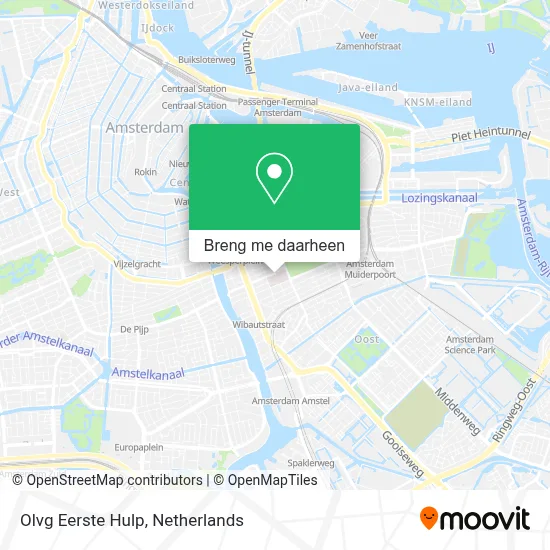 Olvg Eerste Hulp kaart