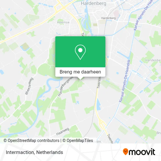 Intermaction kaart