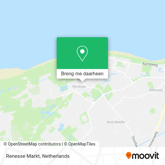 Renesse Markt kaart