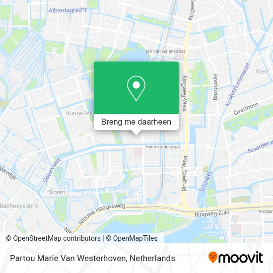 Partou Marie Van Westerhoven kaart