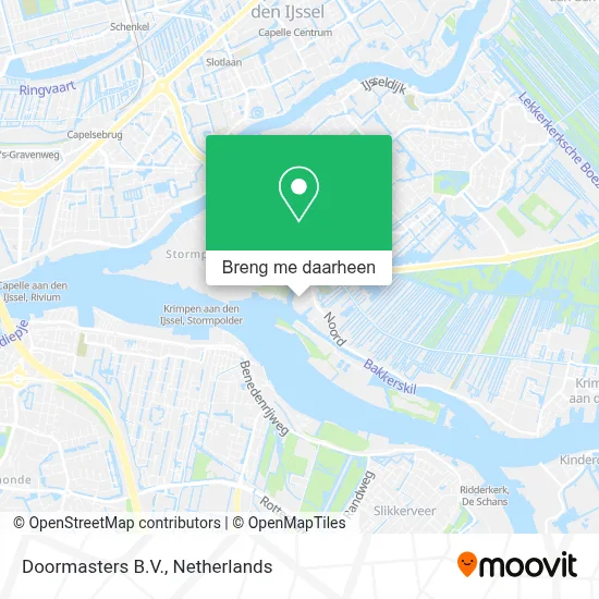 Doormasters B.V. kaart