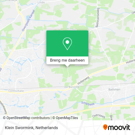 Klein Swormink kaart
